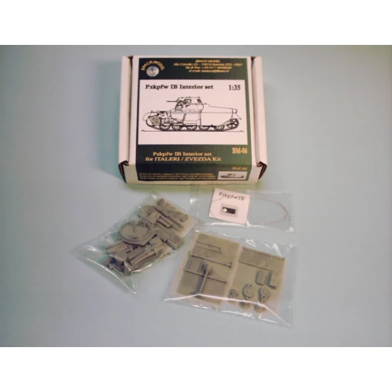 1/35 PzKpfw IB Interior Detail Set for Italeri/Zvezda kits