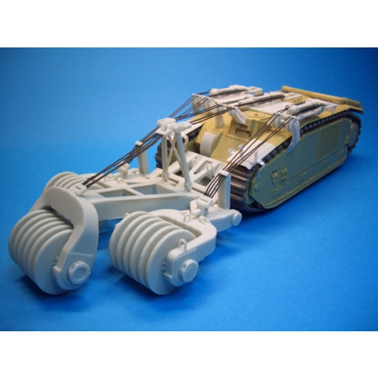 1/35 B1 Bis Demineur (Mine-Rollers) Conversion Set for Tamiya kit