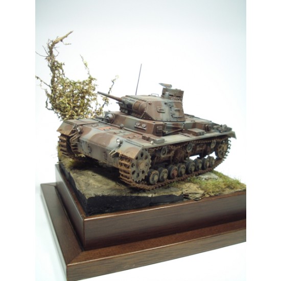 1/35 PzKpfw III Ausf.B Full kit with Aluminium Barrel & Decals