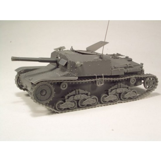 1/35 Italian Semovente M40 Da 75/32 - Prototype (Full Resin kit with Interior)