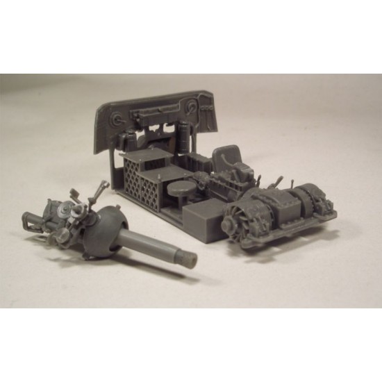 1/35 Italian Semovente M40 & M41 da 75/18 Interior Detail Set for Italeri/Tamiya