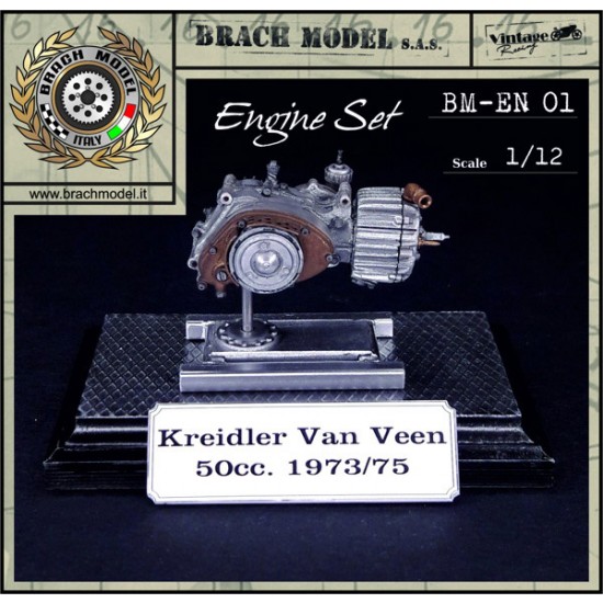 1/12 Kreidler Van Veen 50cc. 1973/75 Motorcycle Engine