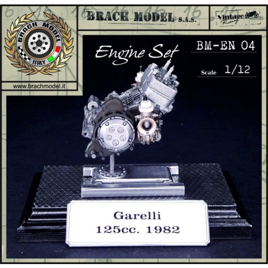 1/12 Garelli 125cc. 1982 Motorcycle Engine