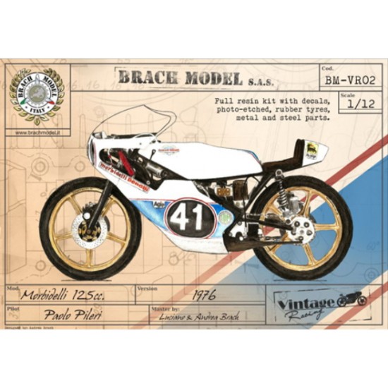 1/12 Morbidelli 125cc 1976 (Driver: Paolo Pileri)