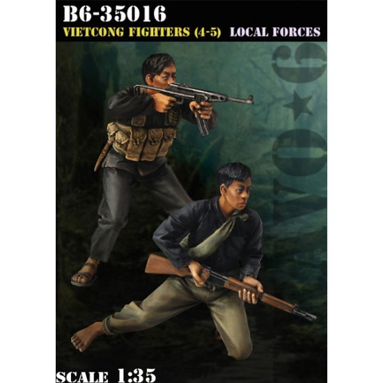 1/35 Vietcong Fighter (4-5) Local Forces (2 figures)