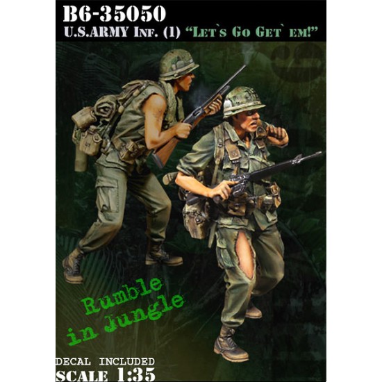 1/35 US Army Infantry Vol.1 "Let's go get them!" with decals (2 figures)