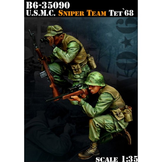 1/35 USMC Sniper Team, Tet 1968 (2 Figures)