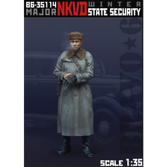 1/35 NKVD (State Security) Major in Winter (1 figure)
