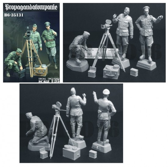 1/35 Propagandakompanie - Wehrmacht Propaganda Troops (3 figures)
