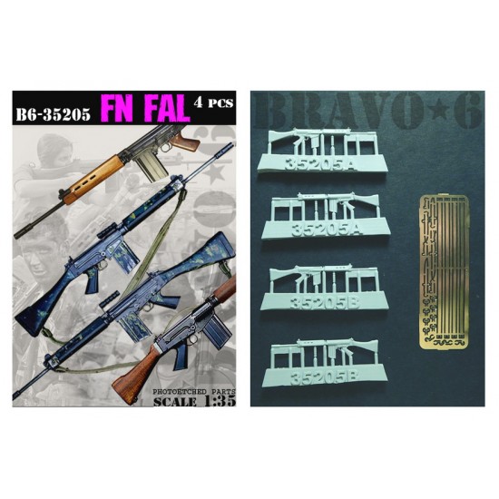 1/35 FN FAL Battle Rifle (4pcs)