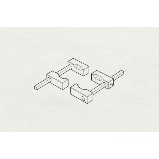 1/32 WWII US Navy Wheel Chocks