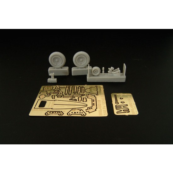 1/48 Focke-Wulf Fw 190 A8 Detail Set PE, Resin Access. for Eduard kit