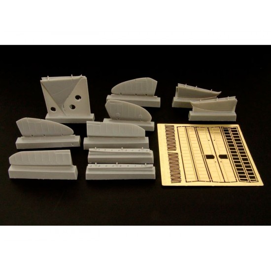 1/48 F2A Buffalo Controls and Flaps for Special Hobby/ Classic Airframes kit