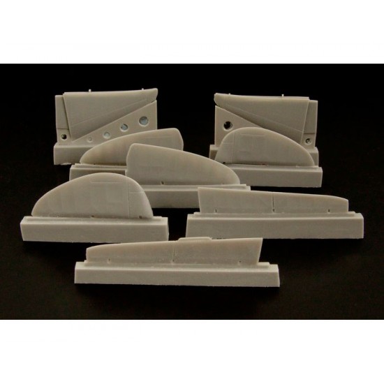 1/48 MiG 3 Control Surfaces for ICM and Alanger kit