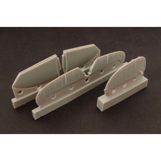 1/48 Spitfire MK.IX Control Surfaces Early Resin Access. for Airfix kit