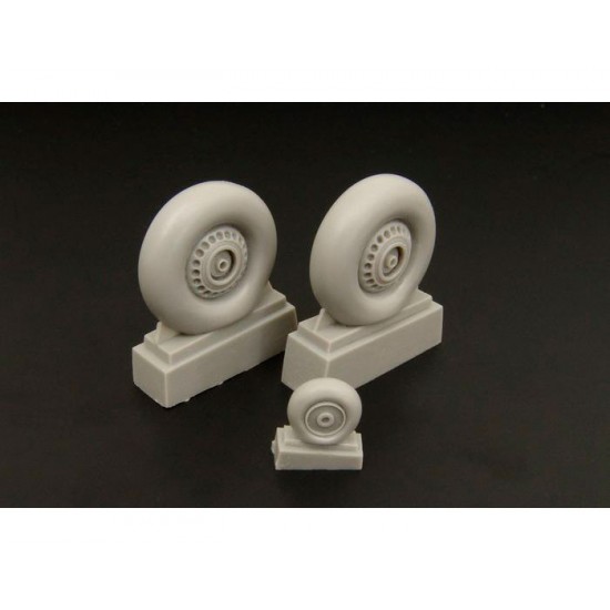 1/48 Wellington Wheel Set Resin Access. for Trumpeter kit