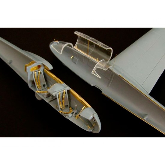 1/48 Let L-13 Blanik Glider PE parts for Azmodel/Modela kit