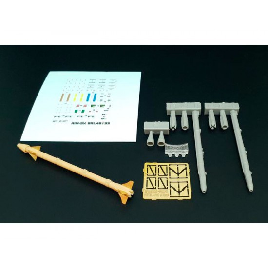 1/48 AIM-9X Sidewinder (2pcs) Resin Kit of U.S. Airborne Rocket