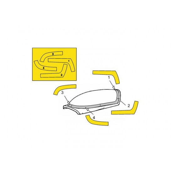 1/48 Extra EA-300L Canopy Masks for Brengun kit