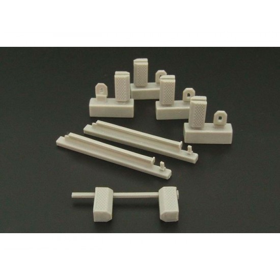 1/72 Modern US Navy Wheel Chocks Resin Kit