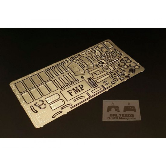 1/72 A-129 Mangusta PE set for Italeri kit