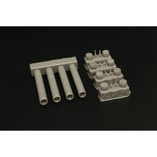 1/72 US Rocket Containers LAU131 (4pcs)