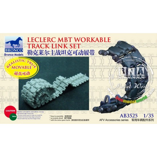1/35 Leclerc MBT Workable Track Set