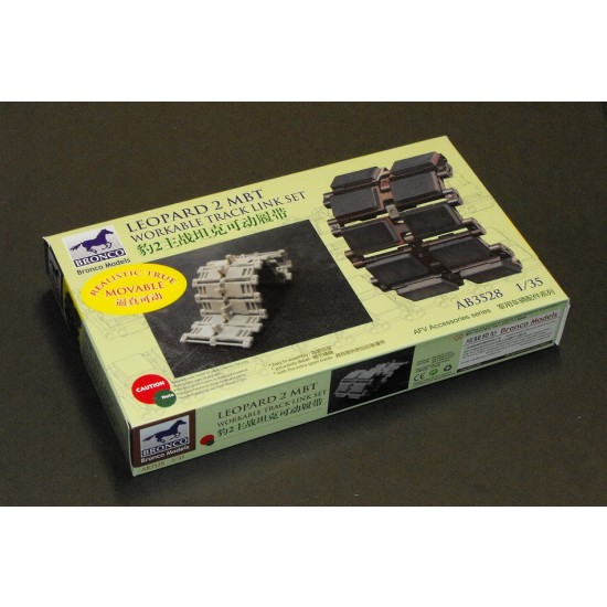 1/35 German Leopard II MBT Workable Track Link Set