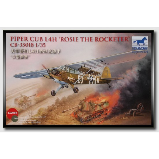 1/35 US Piper Cub L4H 'Rosie The Rocketer' #CB35018