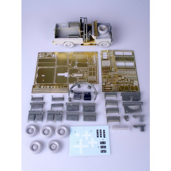 1/35 Mine Protected Land Rover Conversion Set for Italeri/Revell kit (Resin+PE)