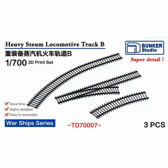 1/700 Steam Locomotive Track B