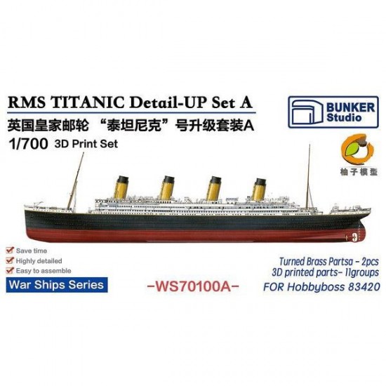 1/700 RMS TITANIC Detail-UP Set A for Hobby Boss #83420