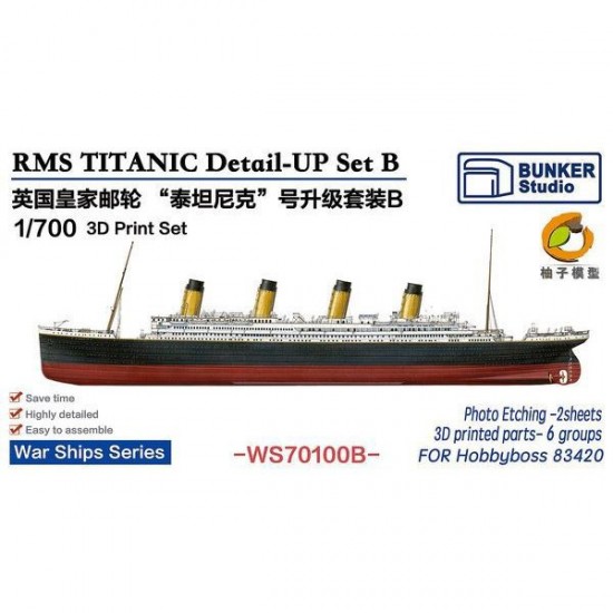 1/700 RMS TITANIC Detail-UP Set B for Hobby Boss #83420