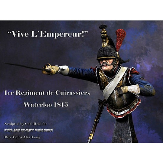 200mm 1/9 French Cuirassier Battle of Waterloo (bust)