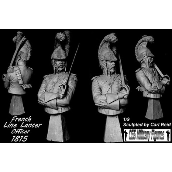 200mm 1/9 Officer Line Lancers Battle of Waterloo (bust)