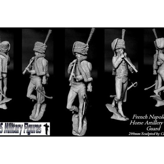 200mm 1/9 Officer Guard Artillery Full figure Battle of Waterloo