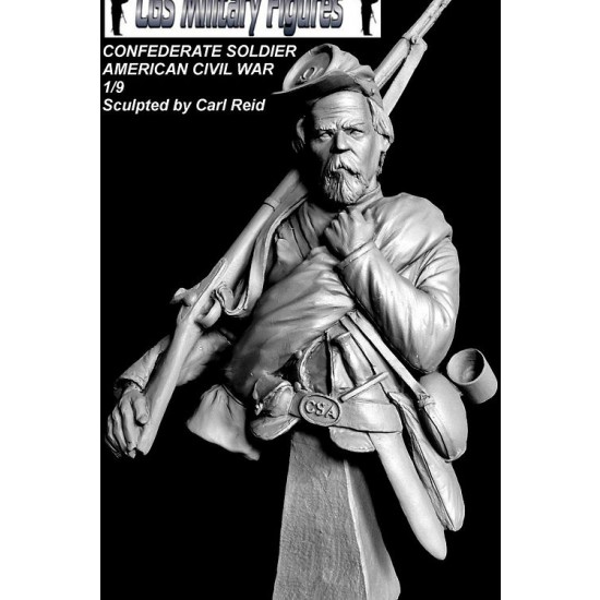 200mm 1/9 Confederate Soldier American Civil (bust)