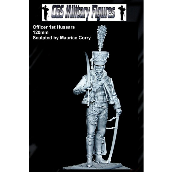 120mm French Officer Hussars