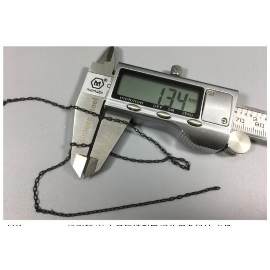 1/200 Metal Chain (Diameter: 1.34mm, L:30cm, 2pcs) for Battleship/Aircraft Carrier/Warship Model