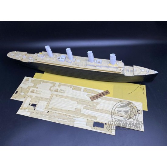 1/350 RMS Titanic Centennial Wooden Deck & Paint Masking for Minicraft #11318