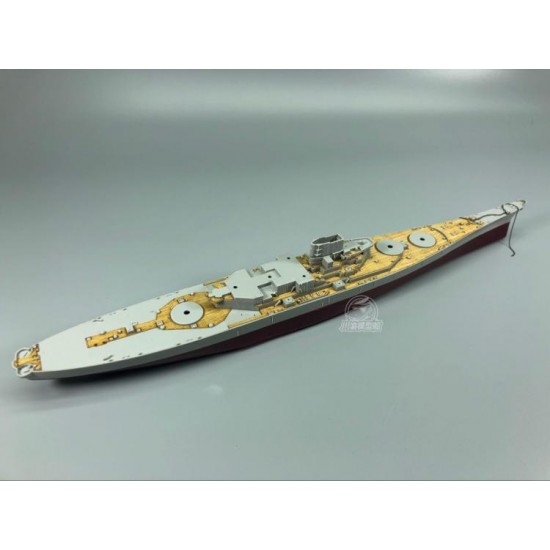 1/700 USS Missouri Battleship 1991 Wooden Deck w/Metal Chain for Trumpeter kits #05705
