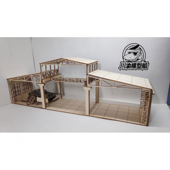 1/72 Factory/Garage for Tank/Armoured Vehicle