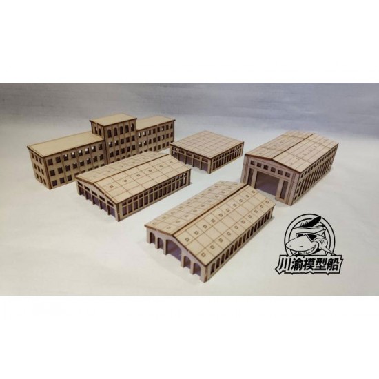 1/350 Port Factories (5pcs)