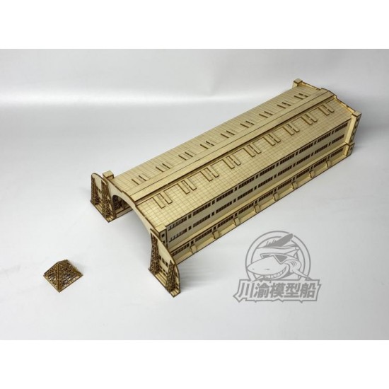 1/700 Zeppelin Q Class Airship Port Building