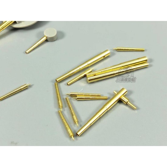 1/350 SMS Schleswig-Holstein Battleship Metal Gun Barrel x 14 for Trumpeter kits #05354 05355