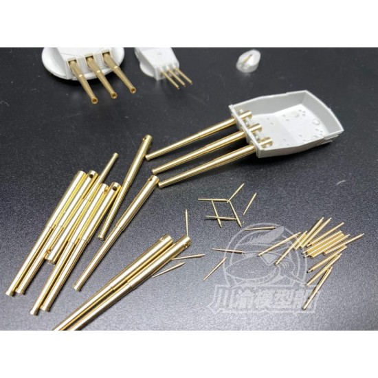 1/350 Italian Battleship Roma Metal Gun Barrels for Trumpeter kit 05318/9