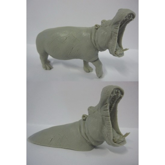 1/35 (54mm scale) Hippopotamus (1 full + 1 half)