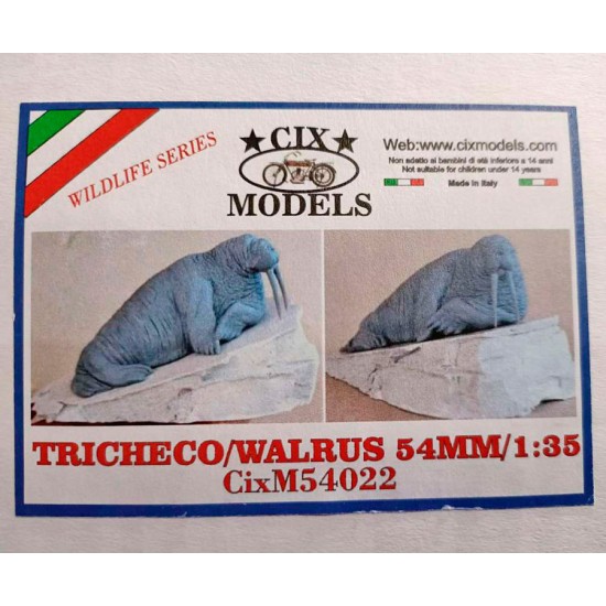 1/35, 54mm Scale Walrus w/Iceberg
