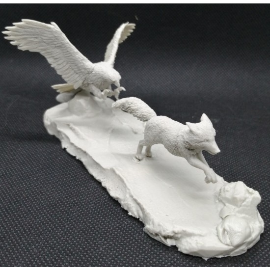 1/20, 90mm Scale Aquila VS Volpe (Eagle VS Fox)