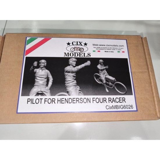 1/6 Motorcycle Pilot for Henderson Four Racer Motorcycle